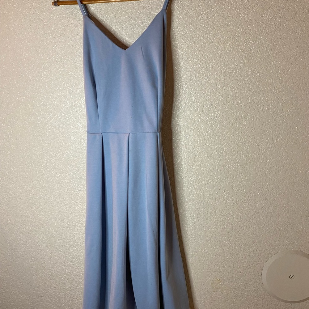 A-line cross-strap dress